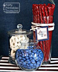 Cute idea for snacks on the 4th.