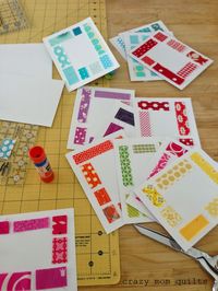 crazy mom quilts: tiny scraps are useful, too