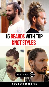 Upgrade your grooming game with stylish beard and top knot combinations. From sleek man buns to textured top knots, these styles suit every look. Pair them with trimmed or full beards for added flair. These versatile combinations highlight sharp features while maintaining an effortlessly cool vibe.