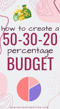 How To Budget Your Income With The Percentage Budget - Learn How To Budget Your Finances With The 50-30-20 Budgeting Method. This percentage budgeting method makes it easy for beginners, or even seasoned budgeters, to simplify their budget.