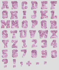 Font is not what you see by HandMadeFont , via Behance