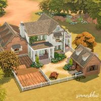 khai | Sims 4 Builder 🌟🇲🇾 | 🍯 Cozy Nectar Farm . Hey friends this is a cozy nectar farm! I am having so much fun using the build buy items from Horse Ranch EP! .... | Instagram