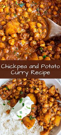 this chickpea recipe is one of the best recipes you'll ever taste, it is delicious easy and so quick to make, follow us for more recipes