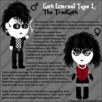 Goth Type 1: The Trad Goth by Trellia on DeviantArt