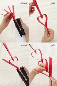 Card-Blanc by Kathy Martin: Heart Paper Chain