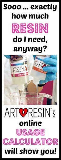 Can I figure out how much resin I'll need for my artwork before I buy? YES!! Head over to ArtResin.com and check out our awesome Usage Calculator! Simply punch in the length and width of your piece to find out how much #ArtResin you'll need for a single coat! Doesn't get easier than that!