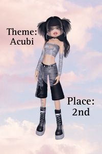 Theme: acubi Place: 2nd! #roblox #dresstoimpress  dress to impress , dti , roblox , gaming , outfit ideas , no vip , anime