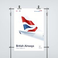 Experience the prestige of British Airways and add a touch of British charm to your home with our exclusive poster featuring the iconic airline. Add this poster to your collection today and bring a bit of British sophistication into your home. And remember, as the British say: 'Keep calm and carry on' – and with British Airways, you'll do just that in style! #Airbus #Boeing #British #BritishAirways #Airways #Poster #Plane #Airline #Airliner #Aircraft #Print #Transport #Aviation