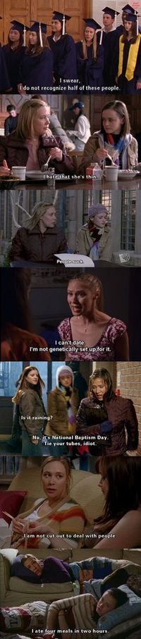 I have so much in common with Paris Geller. Gilmore Girls.