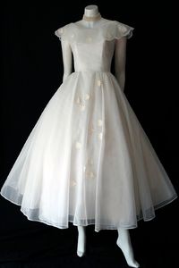 1950s Sylvia Bridal Originals dress