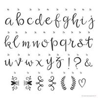 Extra Letter Pack Script Handlettering 9,90 EUR nordliebe.com