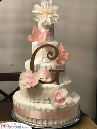 Add the Initial - Fabulous Diaper Cake Ideas