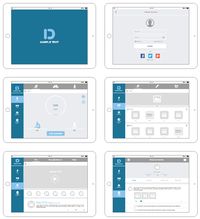 This iPad app UI wireframe template is in professional design which enables users to apply easily. Add more contents to personalize your iPad app UI with this wireframe from Edraw template gallery.