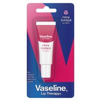 Get all the healing and protective benefits of the original Vaseline Jelly, which has been taking care of dry skin since 1870, in a product exclusively designed for lips. Trust the unique quality of Vaseline Lip Therapy Rosy Tinted Lip Balm Tube. It contains 99-100% petroleum jelly, which provides long-lasting moisturisation to the top, protective layer of your lips while also penetrating deeper into the skin to moisturise and instantly soften and soothe chapped, dry lips. Cold and windy weather