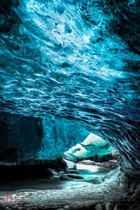 River exit.. (crystal caves of Iceland)