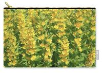 Blooming Yellow Loosestrife Zip Pouch by Ira Niva.  Our pouches are great.  They're availabe in sizes from 6" x 5" up to 12.5" x 8.5".  Each pouch is printed on both sides (same image).