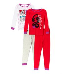 Pink & Red 'You Only Live Once' Pajama Set by Monster High #zulily #zulilyfinds $17.99 for the set!!!