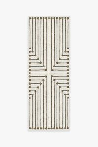 Jonathan Adler Inkdrop Camel & Ivory Rug