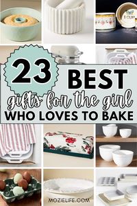 Do you know someone who loves to bake? If so, these gifts would be perfect for her birthday, Christmas or any occasion. We've rounded up 23 of the best gifts for the baker. gifts for the baker, gifts for the baker ideas, gifts for bakers, home baker gifts, baking gifts for bakers, cute gifts for a baker, gifts for her, christmas gift ideas, birthday gift ideas for her, unique gifts for baker.