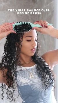 Bounce curl brushh where my curly girlies at? this is one of the best brushes you can use!so RUN🏃 #curlyhaircare #curlyhairproducts #brush #hairgoals #haircareroutine #bouncecurl #aesthetic #pintrest  tt: ashleeswest