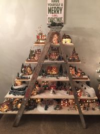 Dept. 56 Christmas Village Ladder Display