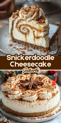 Snickerdoodle cheesecake is the ultimate holiday dessert, combining the warm cinnamon flavors of classic snickerdoodle cookies with the creamy richness of cheesecake. Perfect for Christmas, Thanksgiving, or any festive gathering, this dessert is a showstopper on any holiday table.