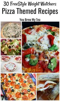 Weight Watchers FreeStyle Pizza Recipes are perfect for making for dinner this week! These great pizza themed recipes are kid-friendly Weight Watchers dinners you'll love!