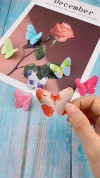 Use colored crepe paper to make flying butterflies, save it, do it for yourself! Follow us, get more exciting and the idea.