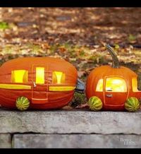 Pumpkin gypsy caravan