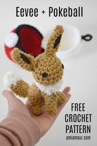 Eevee Amigurumi Crochet Pattern - Free - Ami Amour