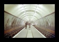 Angel Underground Station before rebuild in the early 90's