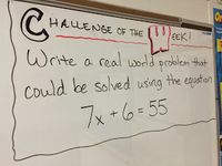 Math in the Middle: Challenge of the Week