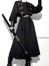 The Victorious Knight Hanfu Qi Lolita Top Wear and Skirt Set