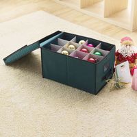 Elf Stor Christmas Ornament Storage Chest Green : Target