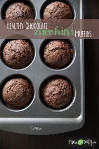 Healthy Chocolate Zucchini Muffins - used a full 1/3 c. honey, 2 T. molasses, 2 whole eggs, 1/3 c. mini chocolate chips, little less than 1/2 c. cocoa powder. little less than 1/2 t. salt, 2 T. coconut oil, 2 T. unsweetened applesauce. Omitted flax. Baked at 350 9-11 minutes for mini muffins.