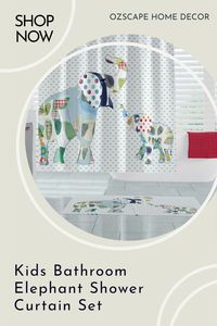 Browse fun kids bathroom decor shower curtain sets & modern kids bathroom ideas for designs for toddlers, shared boy and girl bathrooms, kids & teens. Discover colorful, bathroom artwork & wall decor for luxe bathrooms. Choose chic bohemian colors, farmhouse or shabby chic girly colors or classic colorful farmhouse decor for kids. Find matching bath mats & rugs, bath towels, bathroom wallpaper & more. We target the best colorful bathroom ideas @ www.ozscapedesigns.com & https://etsy.me/3RAux6a