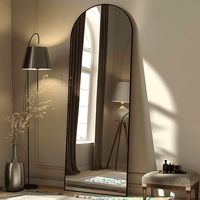 TinyTimes Mirror - FOR EVERY ROOM. This versatile black mirror is not only stylish but also secure, making it a great addition to any part of your home. With its sleek design and high-quality materials, this long mirror is a strong and long-lasting piece that will enhance the look of your room. Whether you choose to mount it on the wall as a hallway mirror or have it freestanding as a floor length mirror, this sizable mirror will bring a touch of elegance and sophistication to your decor. Size: