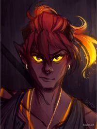 D&D fire genasi" Photographic Print by ...