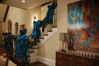 30 Beautiful Christmas Decorations That Turn Your Staircase into a Fairy tale | http://www.designrulz.com/product-design/2012/12/30-beautiful-christmas-decorations-that-turn-your-staircase-into-a-fairy-tale/