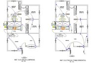 Electrical house plan autocad file - Cadbull