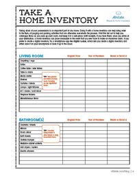 Here is a printable home inventory checklist so you can take stock of everything you're taking with on moving day. Now you won't forget a thing!