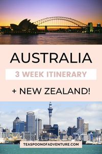 3 WEEKS IN AUSTRALIA & NEW ZEALAND! After finding an amazing flight deal, we're spending 3 weeks in Oceania. Help us plan our Australia and New Zealand itinerary! #australia #newzealand #lotr #travel #oceania #sydney #melbourne #auckland #queenstown