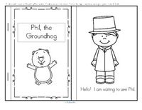 ***FREE*** Groundhog Day FREE informational emergent reader for early learners in b/w. Cut out the pages, stack them, and staple together on the left side. 5 pages, 10 reader pages