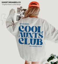 "Celebrate the unique bond of aunt-hood with our \"Cool Aunts Club Sweatshirt,\" perfect for any future aunt, new aunt, or sister-in-law. This cozy and stylish sweatshirt is an ideal gift for those recently promoted to aunt or as a thoughtful present for any member of the Cool Aunt Club. It's more than just an aunt sweater; it's a symbol of love and a fun way to show off your cool aunt status, making it a perfect choice for any aunt-related celebration or as a surprise gift.    Q U I C K * F A C