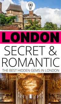 Discover the most secret places in London from Eltham Palace to the Crystal Palace Park Maze - some of the best hidden gems in London and free secret gardens in London to visit for free, perfect if you're looking for romantic first date ideas in London! hidden London | secret things to do in London | best hidden London places to visit | best free things to do in London | best things to do in London for couples | London travel bucket list | most romantic places in London | most colorful places