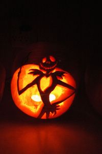 Jack Skellington Pumpkin.