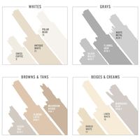 Behr Neutrals Wall Paint White Grays Browns Tans Beige Cream Food52 DIY Decor