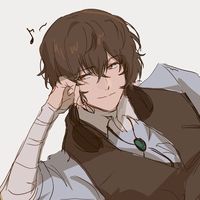 Dazai bsd fanart icon cr/pigon_51