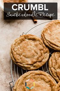 This Crumbl Snickerdoodle Recipe is packed with cinnamon, made with cream of tartar and are the perfect thickness for these delicious cinnamon-sugary cookies!rn