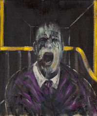 Francis Bacon, Study for a Head, 1952.